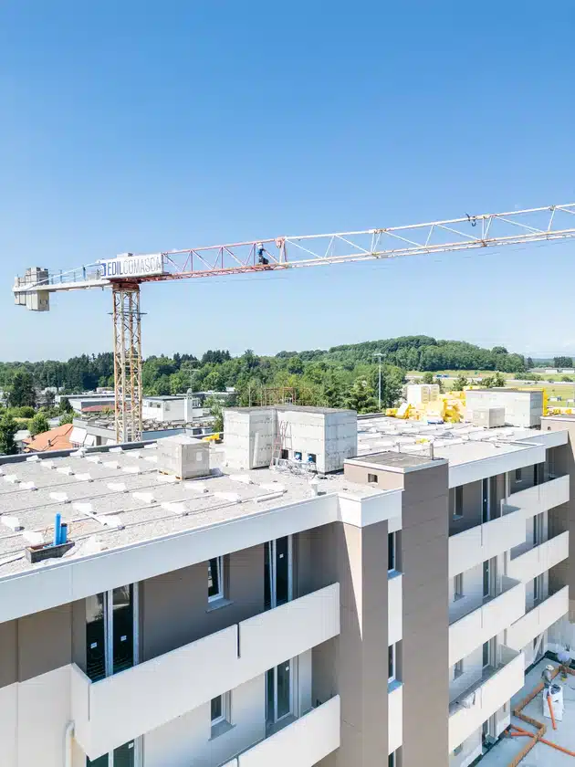 Cantiere Edilcomasca fotografato dall’alto